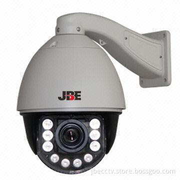 Auto Tracking PTZ High-quality IR Speed Dome Camera, High-power Night Vision/Patented Infrared LED